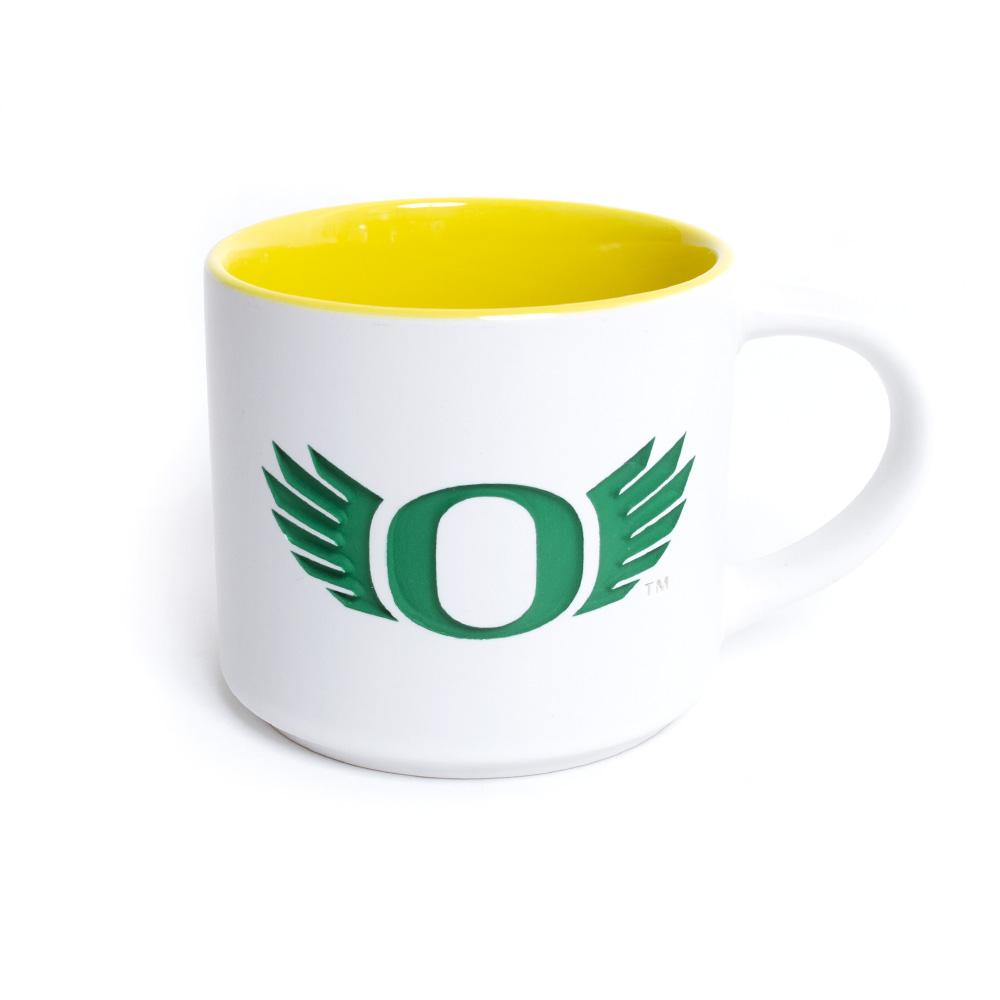 O Wings, Spirit Product, White, Traditional Mugs, Ceramic, Home & Auto, 15 ounce, Bistro Mug, Engraved, 599488
